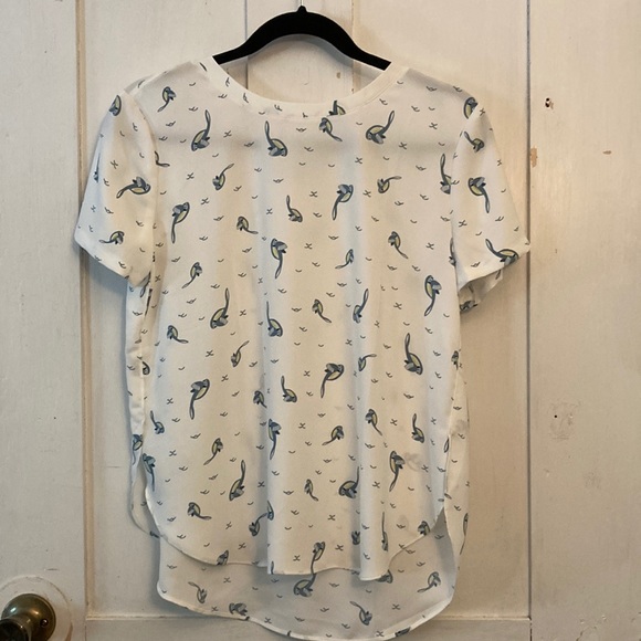 Loft bird print blouse - Picture 1 of 4